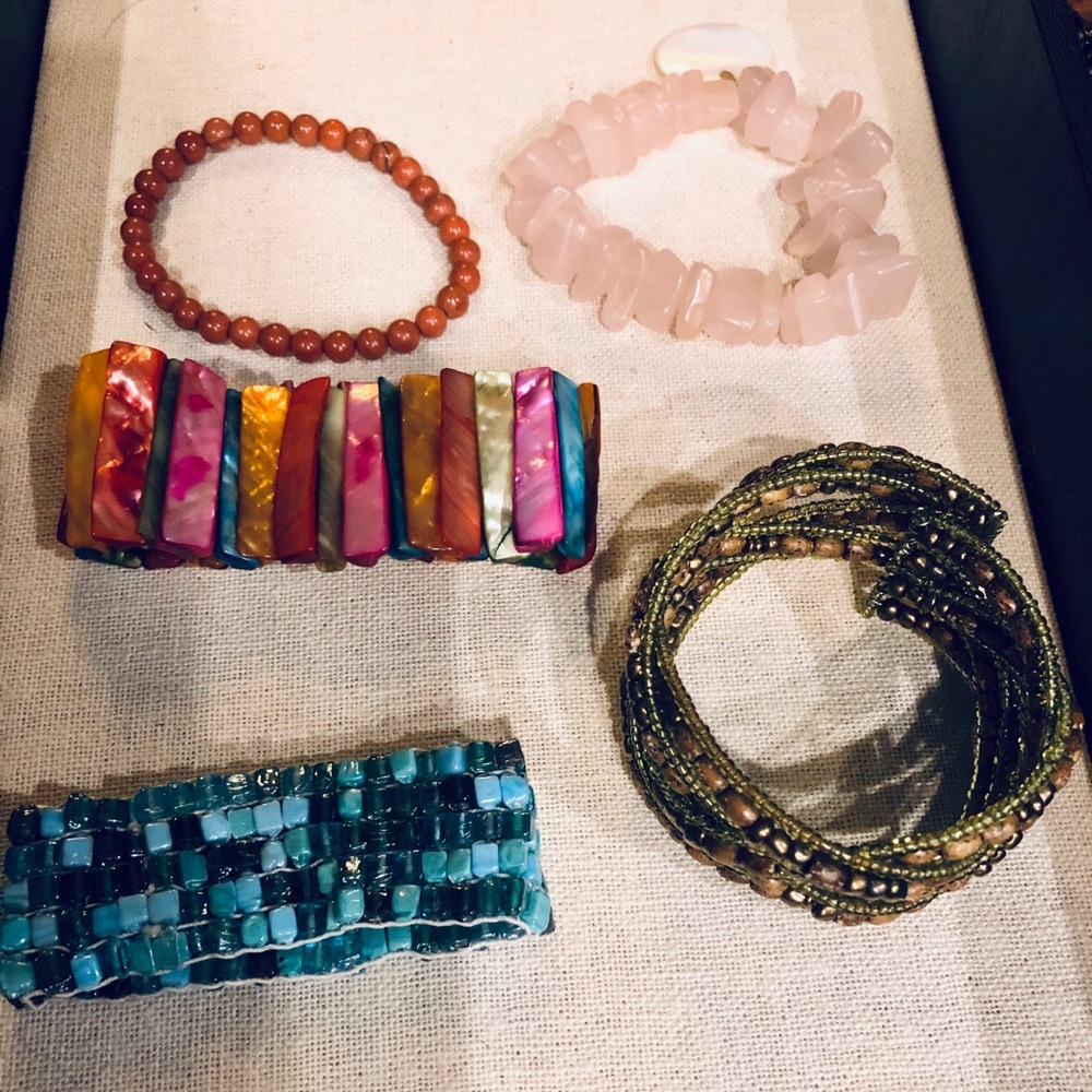Lot of 5 bracelets
